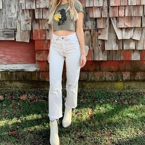 Urban Outfitters BDG Ripped Straight Leg Jeans